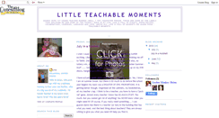 Desktop Screenshot of littleteachablemoments.blogspot.com