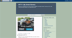 Desktop Screenshot of my711.blogspot.com