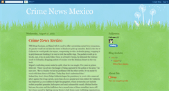 Desktop Screenshot of crimenewsmexico.blogspot.com