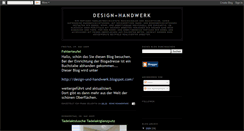 Desktop Screenshot of desig-und-handwerk.blogspot.com