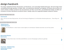 Tablet Screenshot of desig-und-handwerk.blogspot.com
