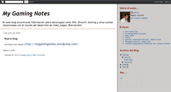 Desktop Screenshot of mygamingnotes.blogspot.com