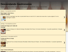 Tablet Screenshot of desvendandogastronomia.blogspot.com