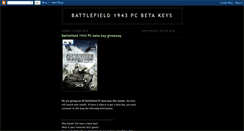 Desktop Screenshot of battlefield1943beta.blogspot.com