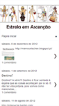 Mobile Screenshot of estrelaemascencao.blogspot.com