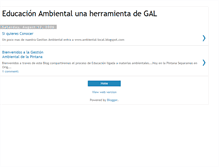 Tablet Screenshot of educacionambientalpintana.blogspot.com