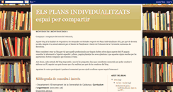 Desktop Screenshot of plansindividualitzats.blogspot.com