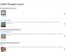 Tablet Screenshot of littlethoughtscount.blogspot.com