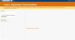 Desktop Screenshot of japanesetolearn.blogspot.com