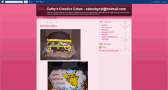 Desktop Screenshot of cathyscakes.blogspot.com