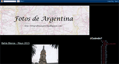 Desktop Screenshot of fotografiasargentina.blogspot.com