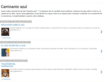 Tablet Screenshot of caminanteazul.blogspot.com