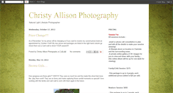 Desktop Screenshot of christy-allisonphotography.blogspot.com