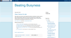 Desktop Screenshot of beatingbusyness.blogspot.com