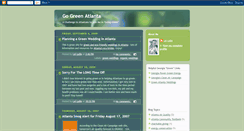 Desktop Screenshot of gogreenatlanta.blogspot.com