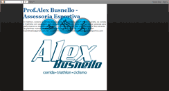 Desktop Screenshot of profalexbusnelloassessoriaesportiva.blogspot.com