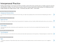 Tablet Screenshot of interpersonalpractice.blogspot.com