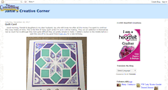 Desktop Screenshot of janiescreativecorner.blogspot.com