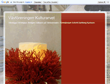 Tablet Screenshot of kulturarvet.blogspot.com