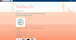 Desktop Screenshot of iwatchingfire.blogspot.com