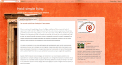 Desktop Screenshot of heidisimpleliving.blogspot.com