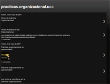 Tablet Screenshot of practicasorganizacionalucc.blogspot.com