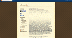 Desktop Screenshot of informaticians.blogspot.com