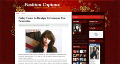 Desktop Screenshot of fashioncopious.blogspot.com