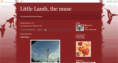 Desktop Screenshot of littlelambonline.blogspot.com