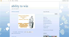 Desktop Screenshot of abilitytowin.blogspot.com