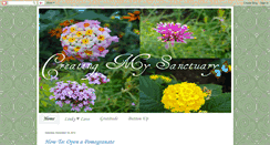 Desktop Screenshot of creatingmysanctuary.blogspot.com