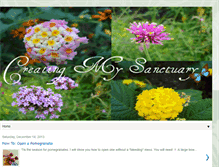 Tablet Screenshot of creatingmysanctuary.blogspot.com