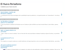 Tablet Screenshot of nuevo-periodismo-en-la-web.blogspot.com