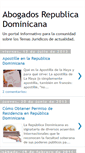 Mobile Screenshot of abogadorepublicadominicana.blogspot.com