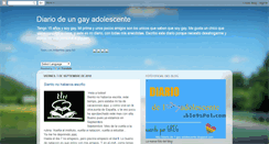 Desktop Screenshot of diario-de-1-gay-adolescente.blogspot.com