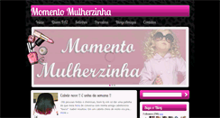 Desktop Screenshot of momentomulherzinha1.blogspot.com