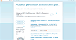 Desktop Screenshot of akusztikusgitarok.blogspot.com
