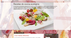 Desktop Screenshot of cocinaecologica.blogspot.com