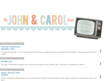Tablet Screenshot of johnandcarolshow.blogspot.com