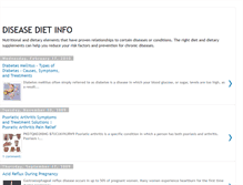 Tablet Screenshot of diseasediet.blogspot.com