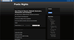 Desktop Screenshot of poeticnights.blogspot.com