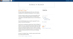 Desktop Screenshot of himal-blog.blogspot.com