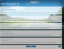 Tablet Screenshot of lifes2short-bellablue.blogspot.com