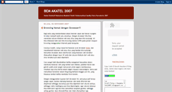Desktop Screenshot of bemakatel2007.blogspot.com
