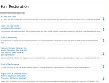 Tablet Screenshot of hairrestoration-zieringmedical.blogspot.com