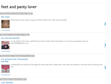 Tablet Screenshot of feetandpantylover.blogspot.com