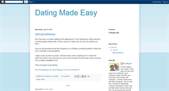 Desktop Screenshot of datingwitheasy.blogspot.com