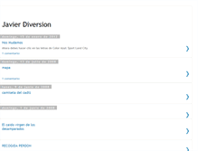 Tablet Screenshot of javierdiversion.blogspot.com