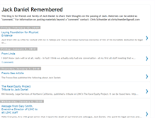 Tablet Screenshot of jackdanielremembered.blogspot.com