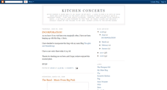 Desktop Screenshot of kitchenconcerts.blogspot.com